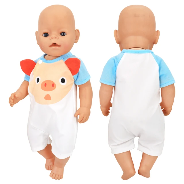 16-18 inch Doll Clothes Accessories Include Dress,Romper,Outfits and Hats fit 43cm Newborn Baby Zapf Doll, Nenuco Dolls Clothing 18-60