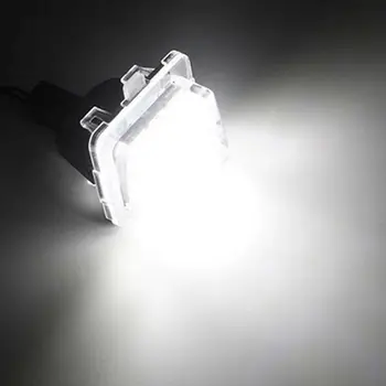 

Left+Right License Plate Lights Replacement Parts Accessories Auto LED