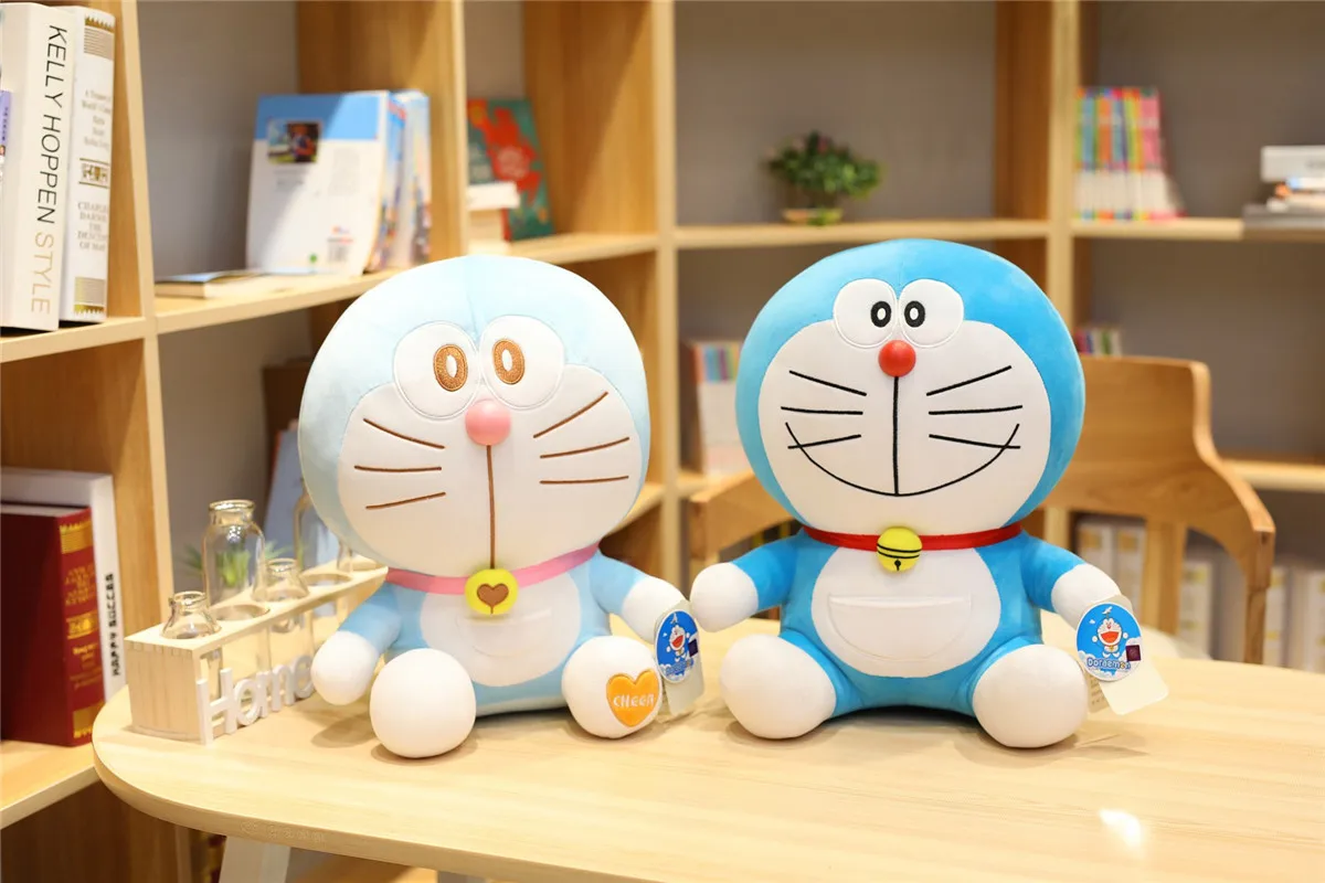 ; аниме «23/48 см стенд Doraemon плюшевые игрушки большиекошки Куклы Мягкие Животные Подушка Детские игрушки для детей, подарки фигурка Doraemon