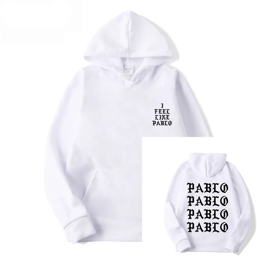 

2019 Fashion Assc Club Brand Hoodie Sweatshirt Men and Women Paranoid Letter Print Hoodie Men Kanye West Pablo Anti-Social Hoodi