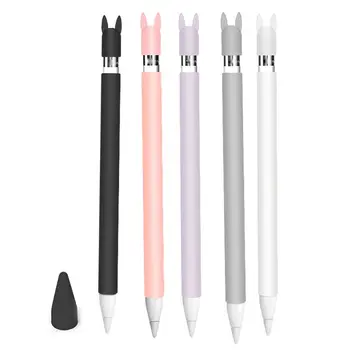 

Rabbit Ear Anti-scroll Silicone Protective Case Nib Cover for i-Pad Pencil 1st