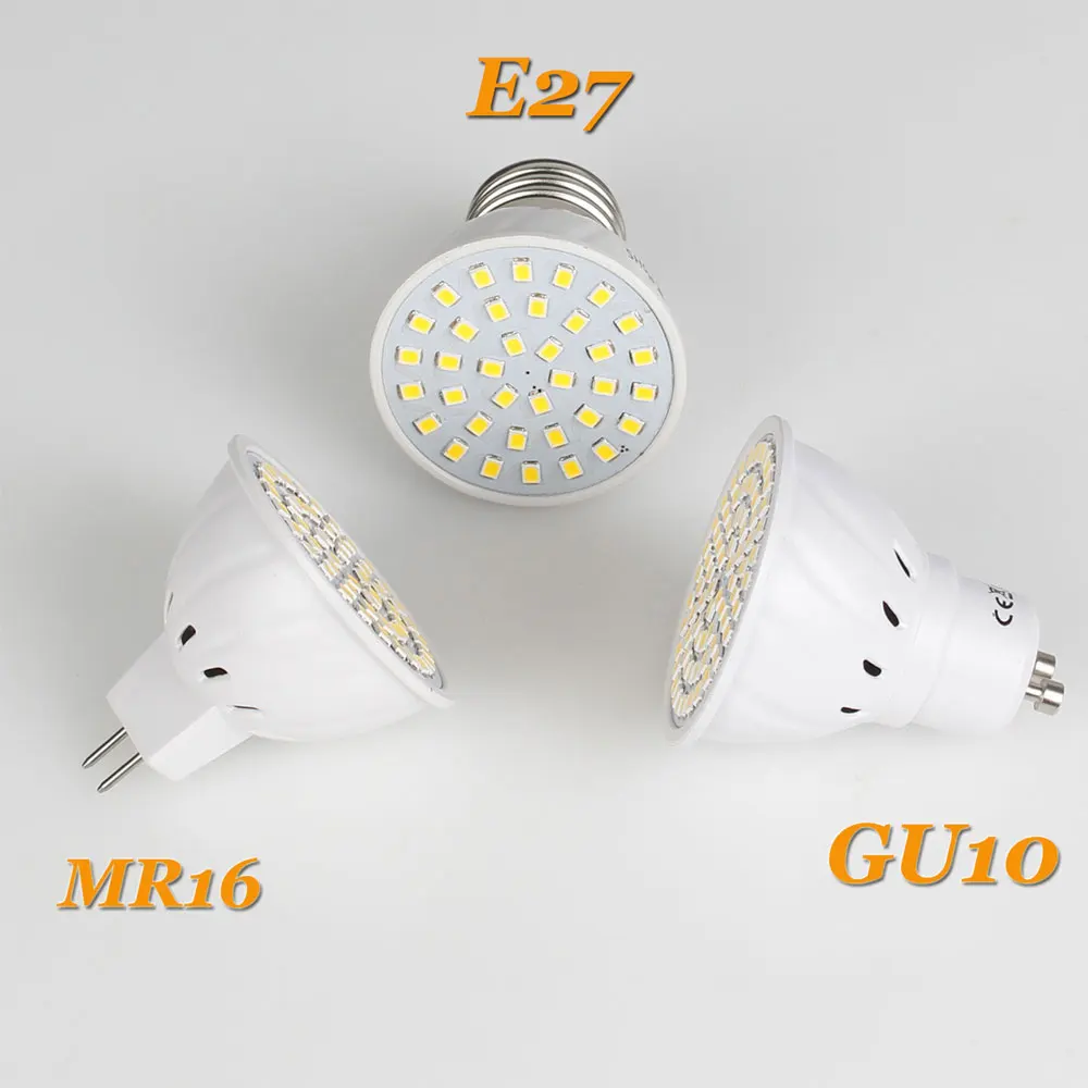 3W 4W 5W GU10 MR16 E27 5733 2835 LED Leuchtmittel Strahler Lampe Spot Glühbirne 