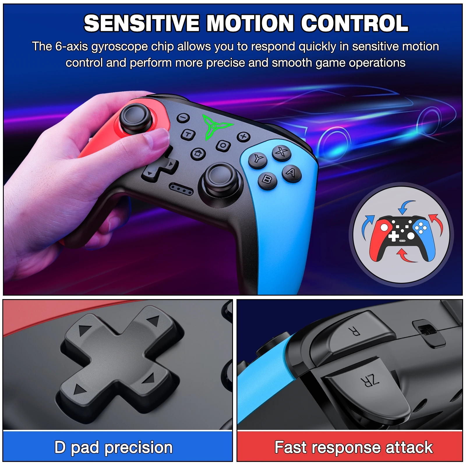 Nintendo Switch & Switch Proコントローラ Nintendo Switch Wireless Pro Controller Black, Wireless