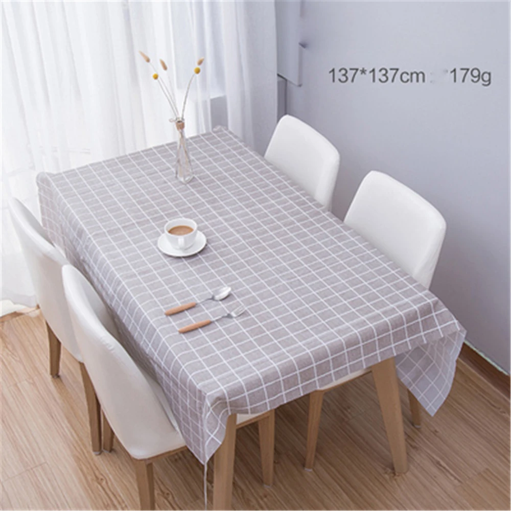 Plastic PVC Tablecloth Print Color Pink Wedding Birthday Party Table Cover Rectangle Desk Cloth Wipe Covers Waterproof