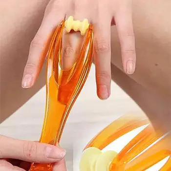 

Handheld Finger Joint Hand Massager Dual Roller Joint Relaxing Beauty Nail Plastic Massage Tool Anti Stress Blood Circulation