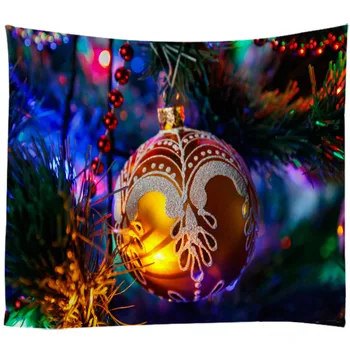 

Halloween Tapestry Wall Hanging Bed Spread Beach Towel Table Cloth Yoga Mat MERRY CHRISTMAS large size