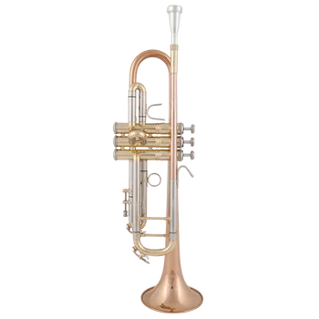 Vincent Bach Silver plated Trumpet High Quality Brass Gold Lacquer B Flat Playing Musical Instrument Trumpet with Mouthpiece