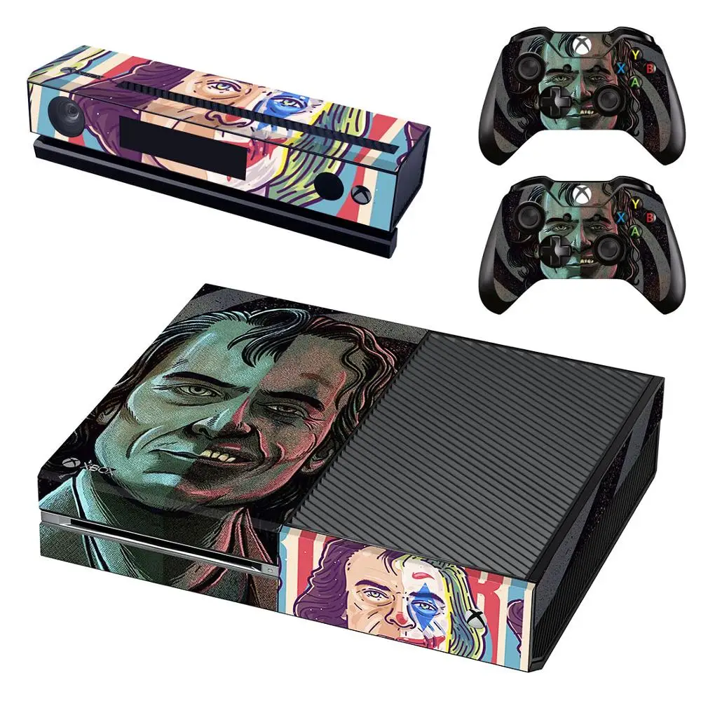 DC пленка Джокер кожа Наклейка полное покрытие для Xbox One консоль& Kinect& 2 контроллеры для Xbox One Кожа Наклейка