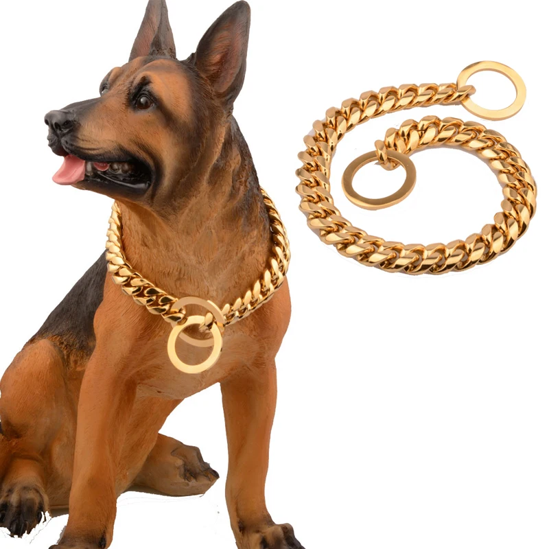 Empresa Asser Específicamente Collar de acero de 14mm de ancho para perros grandes, cadena de Choke  resistente para perros grandes, Rottweiler, Pitbull, Mastiff, Doberman| Collares| - AliExpress