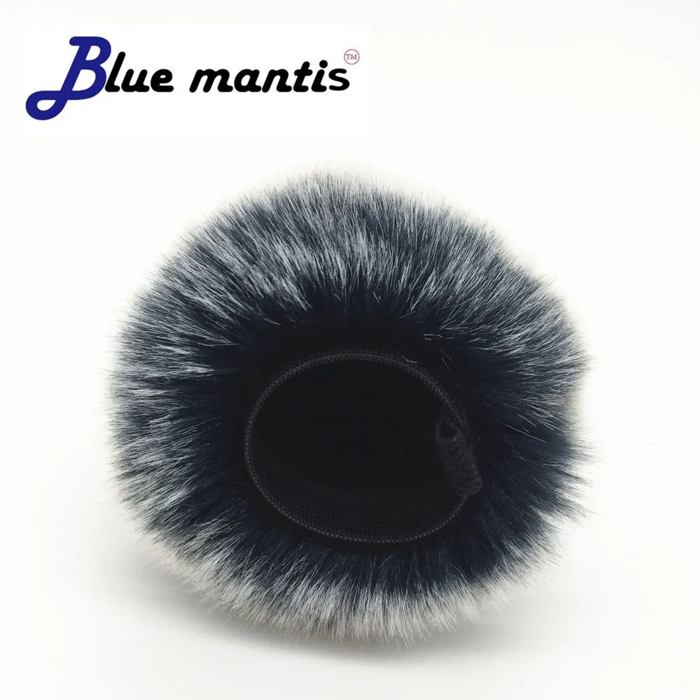 Deat cat Outdoor artifical fur windscreen microphone for Blue yeti Nano Microphone furry Cover For Blue Yeti Nano - Цвет: Черный