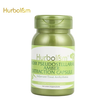 

Hurbolism Radix Pseudostellariae Amber Extraction Capsule, Adjuvant Treat Arrhythmia, Plants Extract, No Side Effect, 50pcs