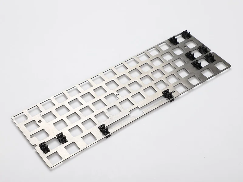 oem montado preto dos estabilizadores do interruptor da linha central de cereja mx do eixo de satélite da placa de aço da personalização para teclado mecânico