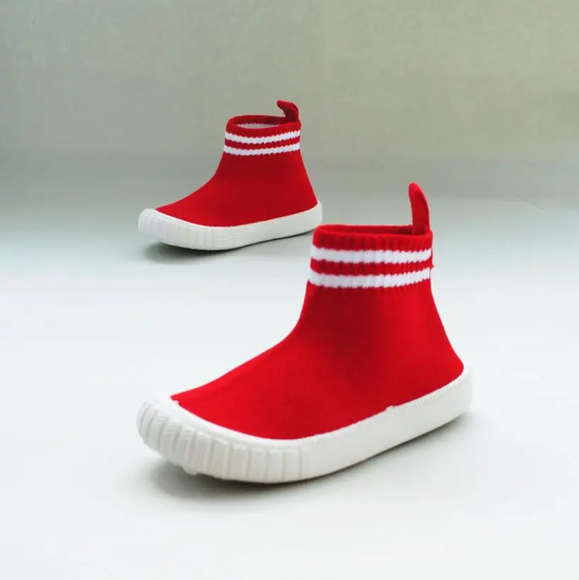 Child Sport Shoes Single Boots New Fashion Breathable Kids Boy Net Shoes Girls Anti-Slippery Sneakers Baby Toddler Running Shoes
