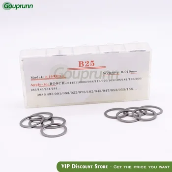 

Shims B25 Size: 0.96mm--1.14mm Injector Nozzle Needle Valve Calibration Gaskets 100PCS Common Rail lift Shim Set
