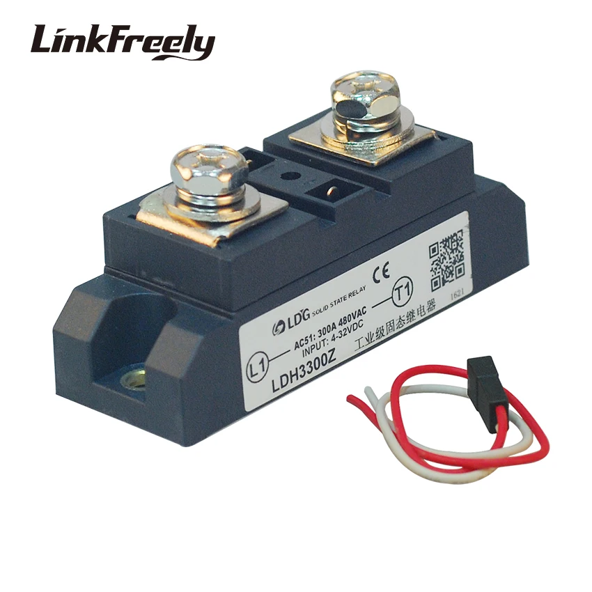 LDH Electrical High Power 1 Phase Solid State Relay Controller Board LED SSR DC to AC 200A 300A 400A Input 4-32VDC Output 480VAC LDH Electrical High Power 1 Phase Solid State Relay Controller Board LED SSR DC to AC 200A 300A 400A Input 4-32VDC Output 480VAC