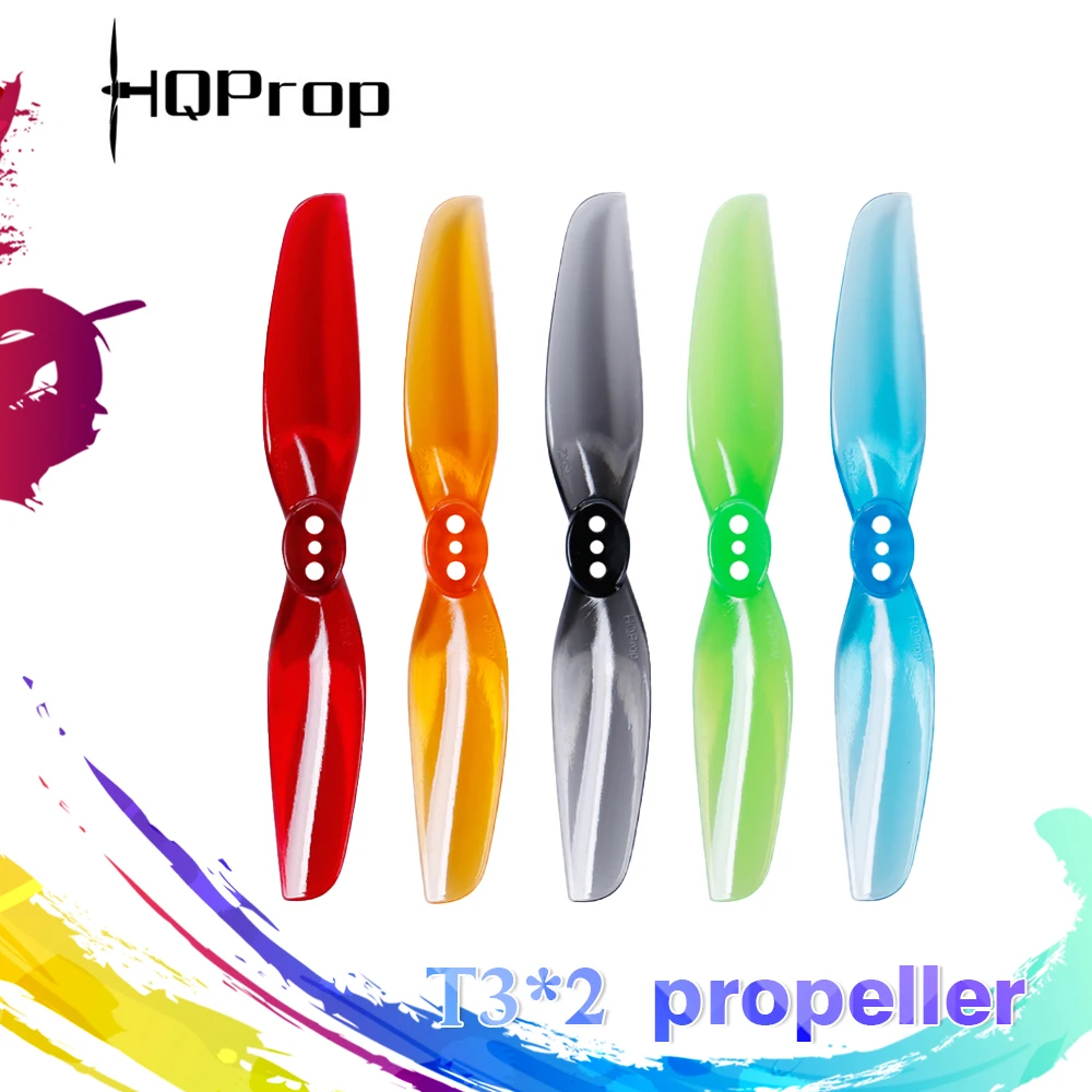 

HQ T3*2 3inch propeller 2blade prop with 1.5mm mounting hole compatible BeeMotor 1104 4200K for FPV TurboBee 136RS drone part