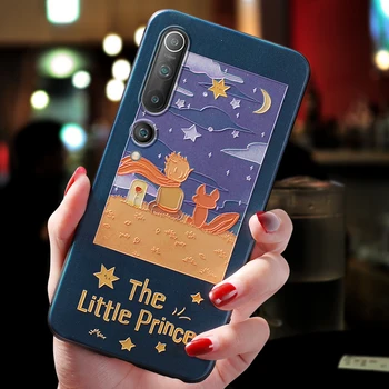 

The little prince & little red riding hood Emboss case For Xiaomi mi 10 mi 10 pro mi10 mi10pro cover