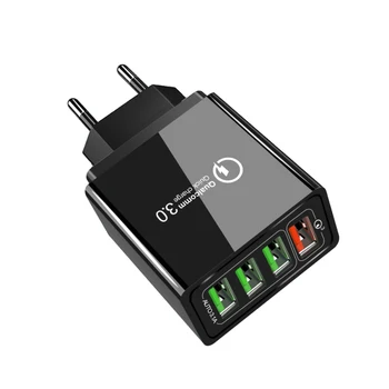 

EU/US Plug USB Charger Quick Charge 3.0 For Phone Adapter for Phone Mate 30 Tablet Portable Wall Mobile Charger Fast Charger