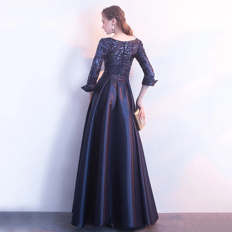 Empfohlen XTF3K Elegant Evening Party Dresses Golden Summer Long Formal Ladies Sexy 3/4 Sleeve Fashion Gown Dress Women Plus size 2019 Autumn Empfohlen XTF3K Elegant Evening Party Dresses Golden Summer Long Formal Ladies Sexy 3/4 Sleeve Fashion Gown Dress Women Plus size 2019 Autumn