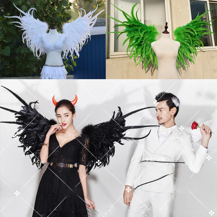 Costumized Amazing White Gold Angel Feather Wings Fashion Show Photo  Shooting Props Cosplay Photography Game Display Props - Party & Holiday Diy  Decorations - AliExpress
