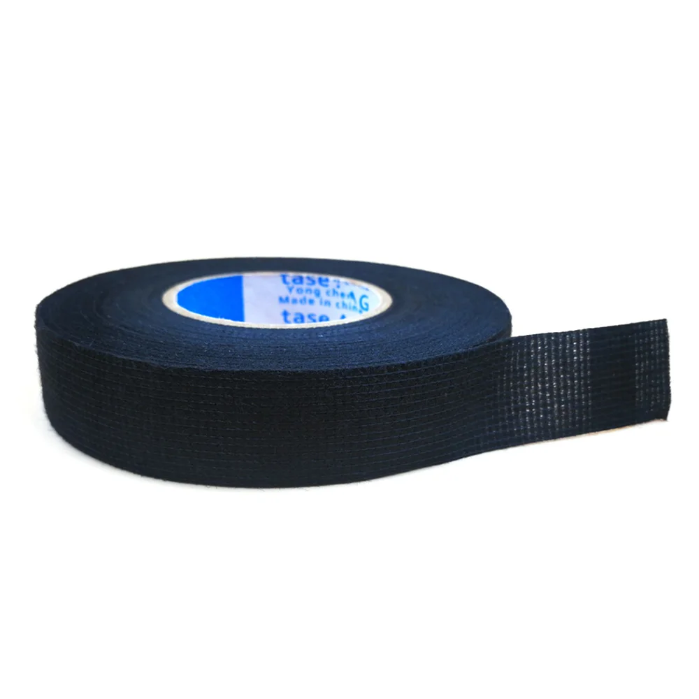

Hot New Cable Looms PET Fleece Wire Harness Tape 19mm x 25m Adhesive Cloth Fabric Tape With a Rubber Based Adhesive for TESA