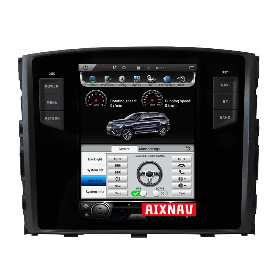 Excellent 2 Din Car Radio HD Touch Screen Bluetooth Multimedia Player USB GPS Navigator Autoradio Backup Monitor for Mitsubishi Pajero 4