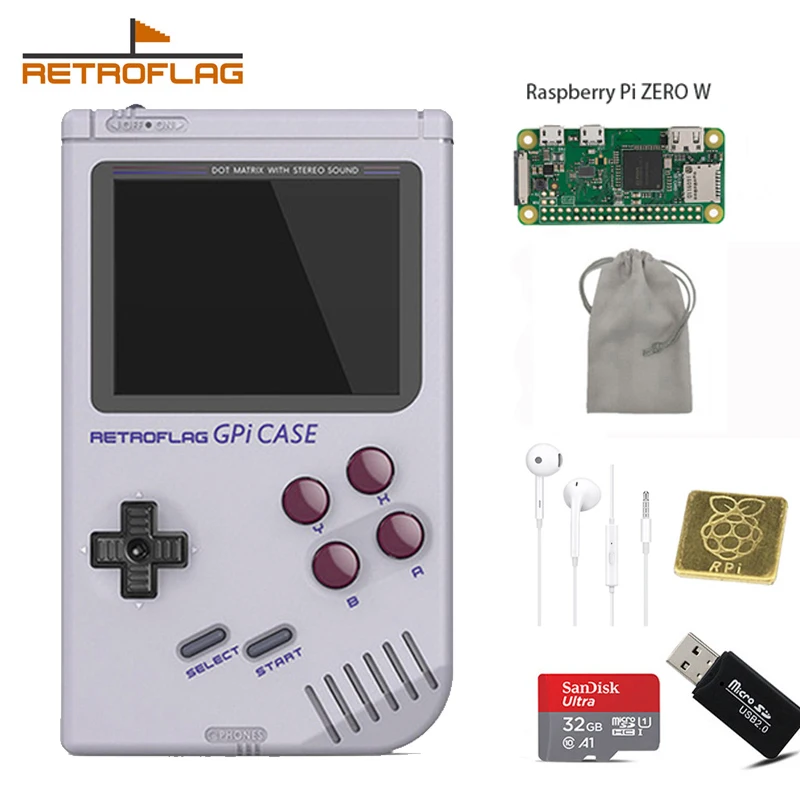 Retroflag Gpi Case For Raspberry Pi Zero And Zero W With Safe Shutdown - Handheld Game Players - AliExpress Retroflag Gpi Case For Raspberry Pi Zero And Zero W With Safe Shutdown - Handheld Game Players - AliExpress