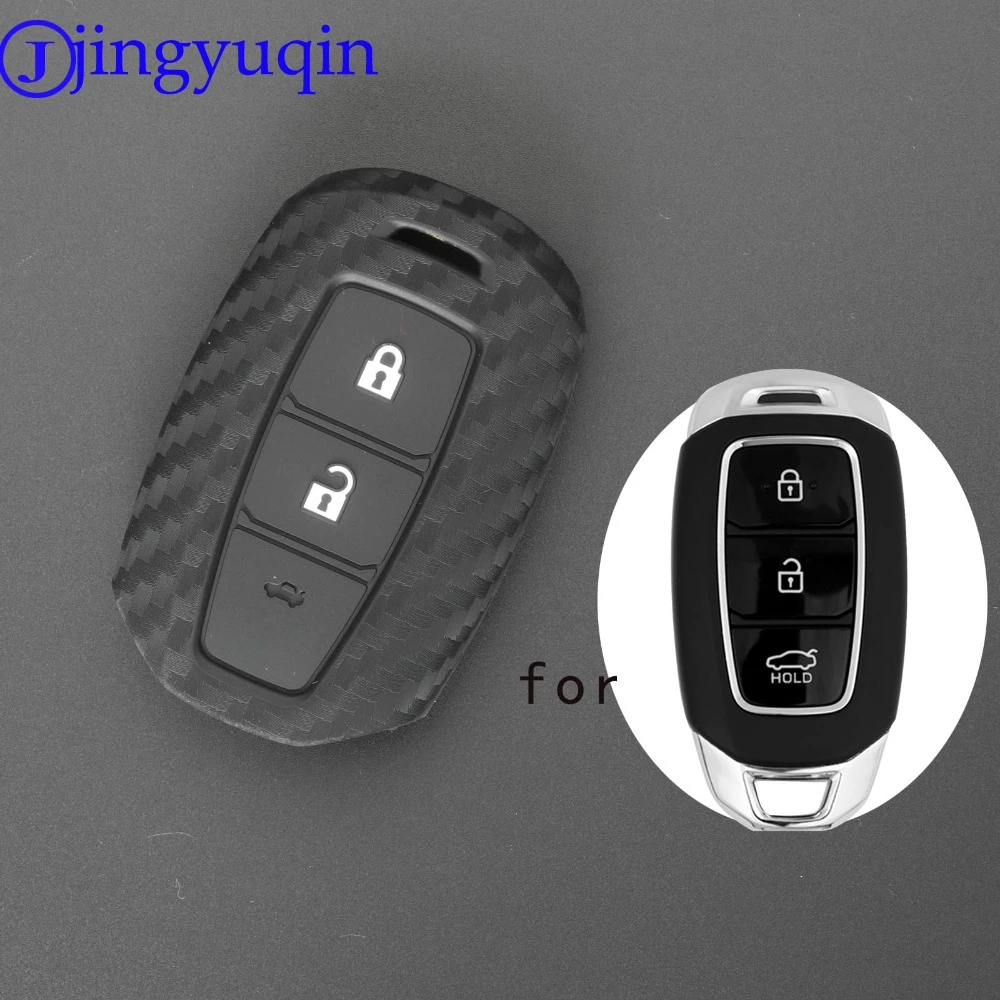 Для hyundai i30 Ix35 Solaris Azera Elantra Grandeur Ig Accent Santa Fe Verna 2017 2018 дистанционный углеродный