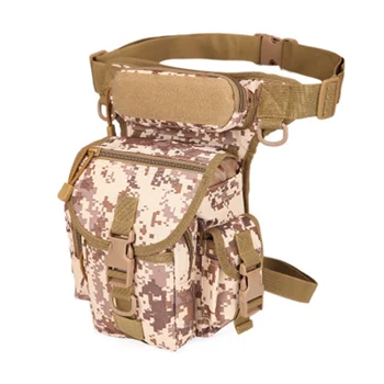 

Hot Selling Men Waist Drop Leg Bag Thigh Pack Zipper Oxford Cloth for Outdoor Climbing Sports -B5