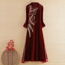 Китайское платье, народный стиль, Вьетнам, aodai, китайское традиционное платье, платье чонсам, халат, chinoise qipao