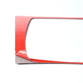 

Car Gear Shift Panel Sticker Trim 2pcs Carbon Fiber Gear Shift Panel Trim Sticker Accessory