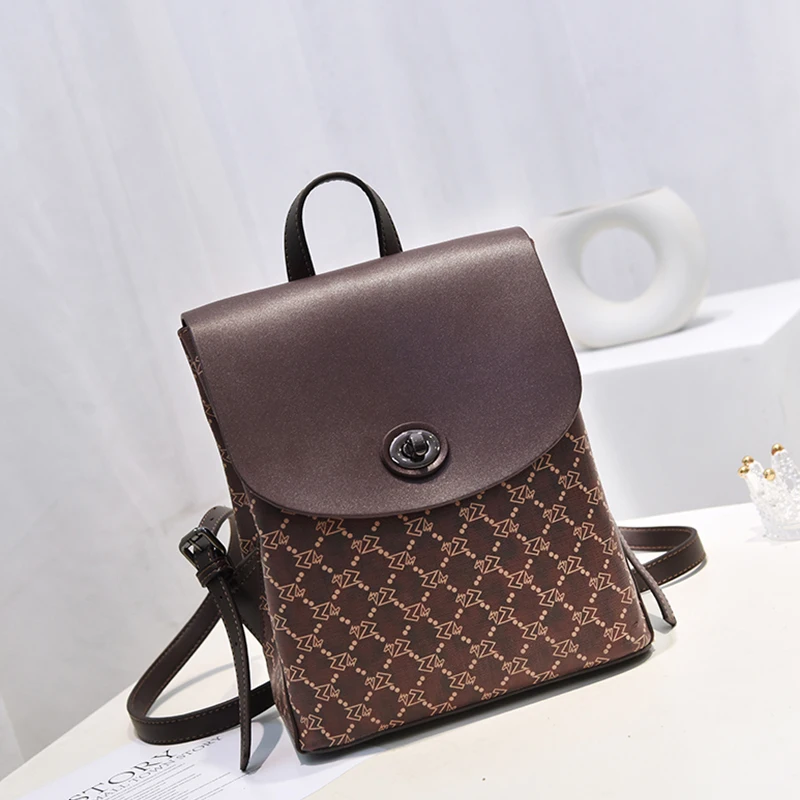 

HOT Fashion Women Backpack High Quality Youth Leather Backpacks for Teenage Girls Female School Shoulder Bag Bagpack mochila