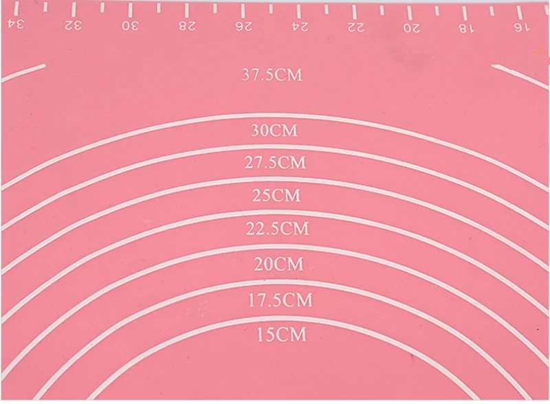 Силиконовый коврик для выпечки утолщение муки прокатки весы коврик для замеса теста коврик для выпечки кондитерских изделий прокатки коврик для выпечки вкладыши