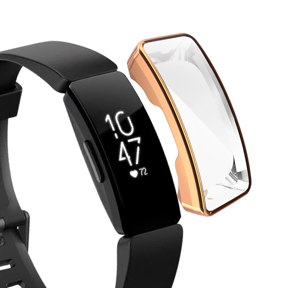 Чехол для часов Fitbit Inspire& HR из ТПУ, защитный чехол для смарт-браслета, силиконовый чехол, тонкий защитный чехол с защитой от царапин