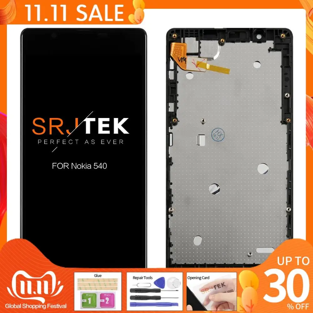 Оригинальный 5 0 &quot1280x720 IPS LCD для NOKIA Microsoft Lumia 540 ЖК-дисплей сенсорный экран