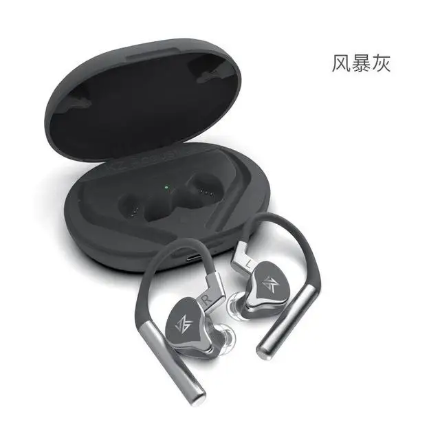 Storm Gray KZ E10 TWS 5,0 Bluetooth наушники DD+ 4BA Bluetooth беспроводная гарнитура TWS Hifi Бас Спорт KZ T1 ZSX ZS10PRO C12 QC3020READY S1D - Цвет: Storm Gray