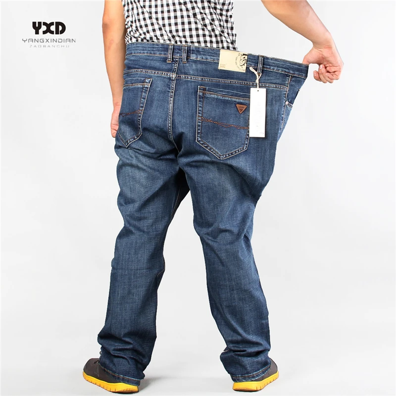 

Джинсы мужские свободные, потертые, большого размера 44, 46, 48, 50, 52