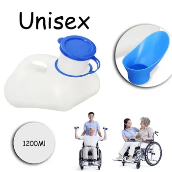 

1200ML Unisex Portable Urine Urinal Emergency Closestool Toilet Aid Bottle For Traveling Camping Outdoor with Feminine Adapter