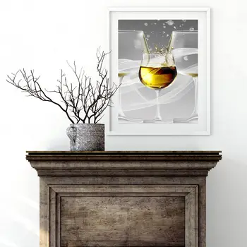 

Custom Poster Water Glass cup#j Canvas Wall Art Picture Set Posters Home Decor Prints Abstract Prints for Room20-0630-55