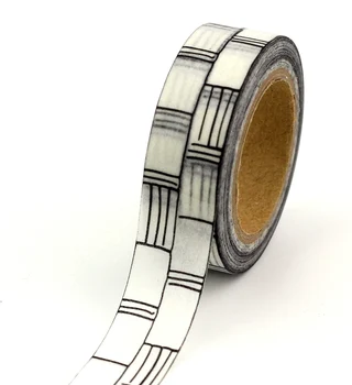 

Wholesale 10PCS/lot Decorative Basketweave Washi Tapes Paper for Scrapbook Bullet journal Adhesive Masking Tapes School Supply
