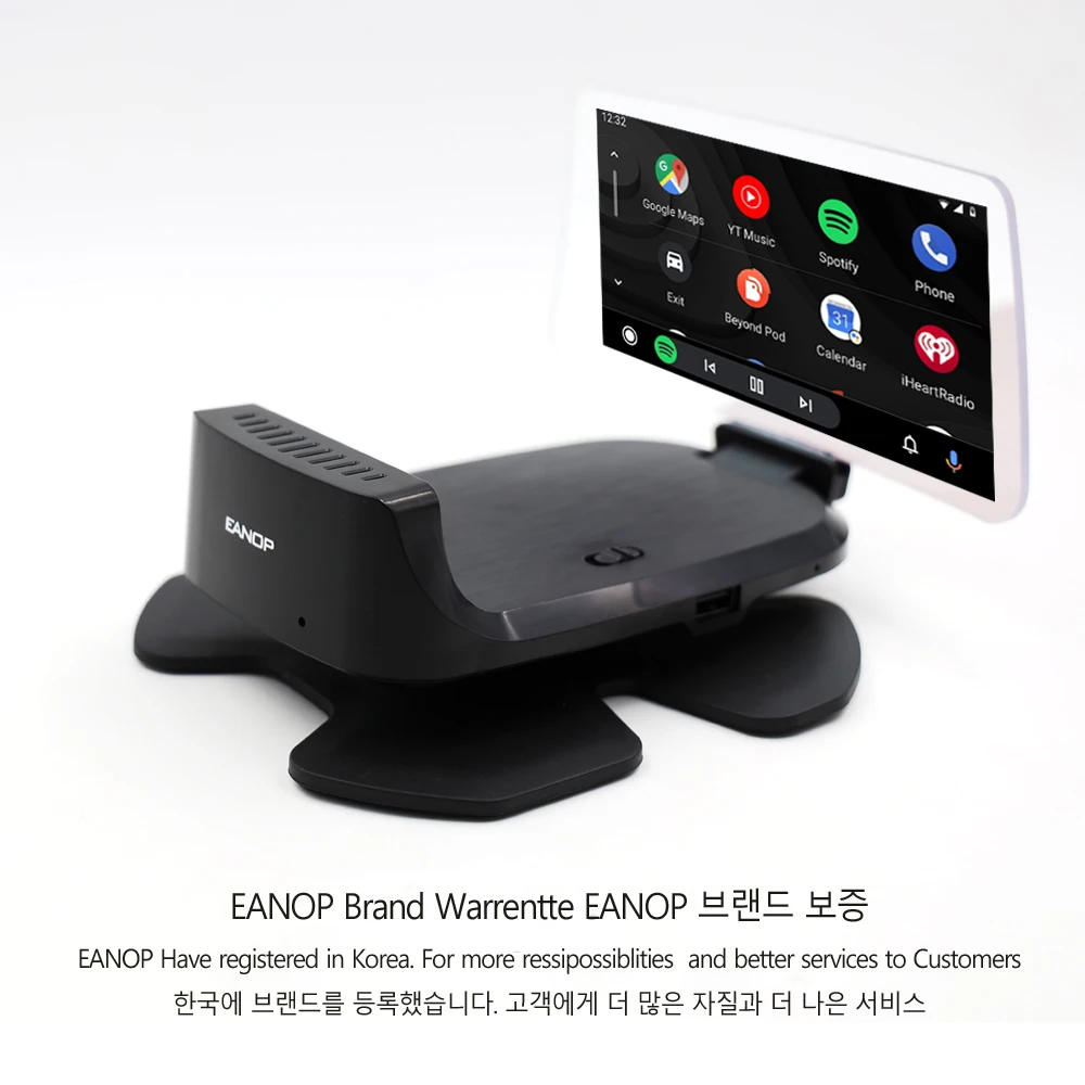 Eanop M60 hud7 ヘッドアップディスプレイ EANOP M60s Mirror HUD 7'' OBD2 Head-Up Display For Universal