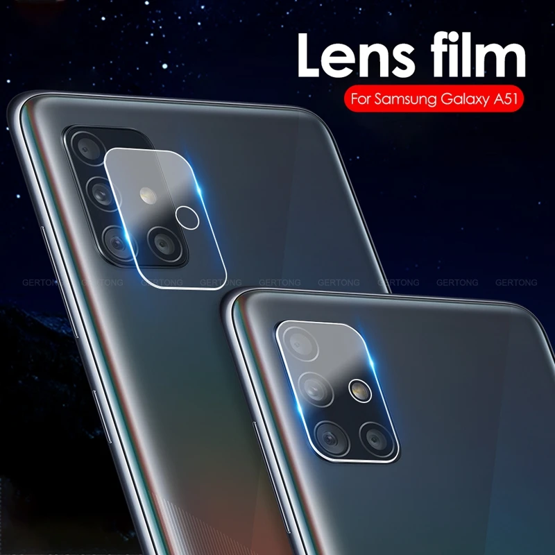 

2Pcs Camera Lens Tempered Glass For Samsung Galaxy A51 A71 S20 Ultra Plus Screen Protector Back Lens Film For Galaxy S20+
