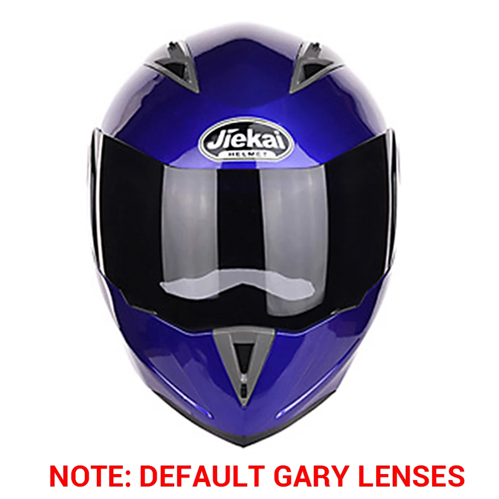 Мотоцикл Jiekai шлем для мужчин шлем для мотокросса полное лицо шлемы мотоцикл Chopper Racing Filp Up модульная езда Casco Moto - Цвет: Blue