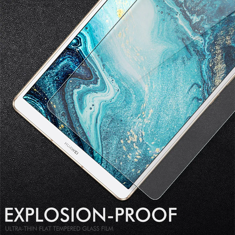 

Full Cover Protective Glass For Huawei Mediapad M6 8.4 Tempered Glass Screen Protector 9h Safety Film On Media Pad M 6 8.4