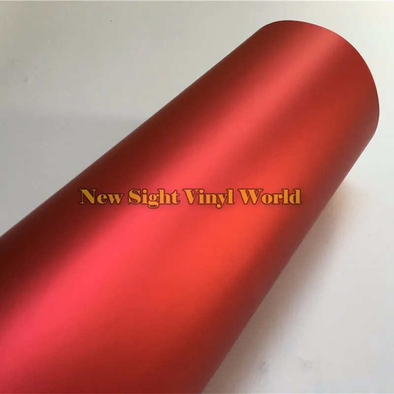 Matte-Satin-Chrome-Red-Vinyl-Wrapping-Film (6)