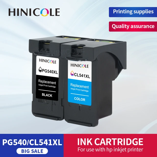 Compatible for PG-540 CL-541 540 541 Ink Cartridge, Suitable for Canon  MG2150 MG2250 MG3150 MG3250 MG4150 MG4250 MX375 MX435 MX515 Printer 3*Black