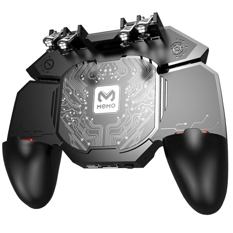 memo gamepad para pugb controlador de jogo manche telefone radiador semicondutor telefone gatilho