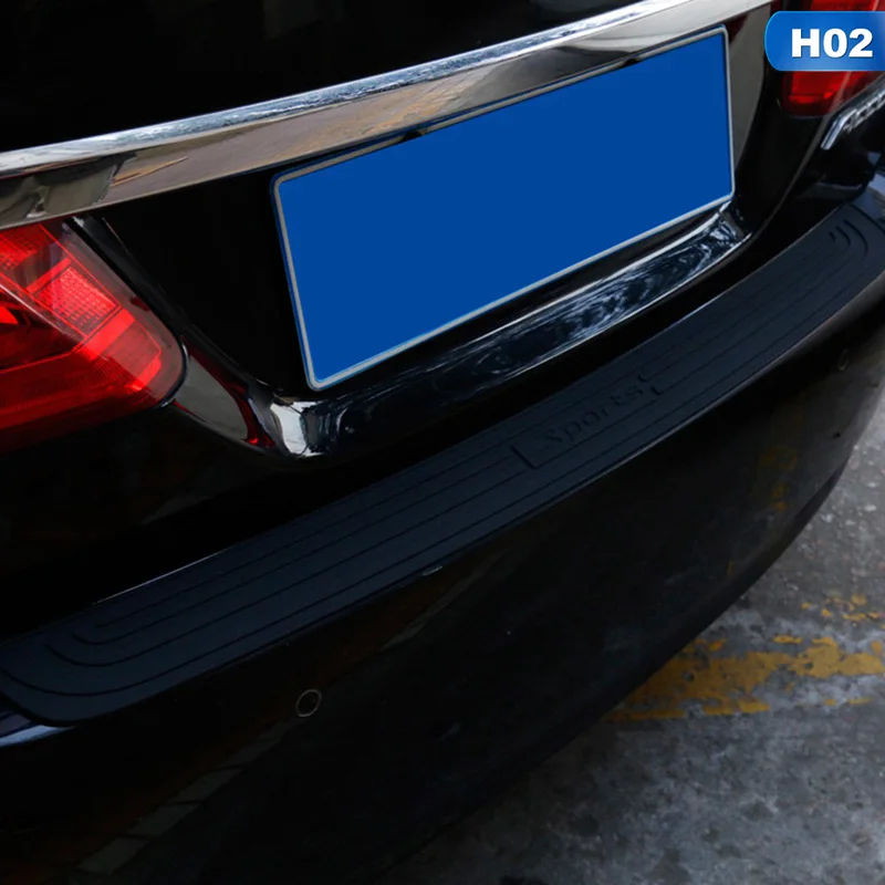 Универсальная автомобильная Накладка для багажника, бампера, защитная накладка для внедорожника, резиновая накладка на подоконник, защитная резиновая накладка для автомобиля - Цвет: H02