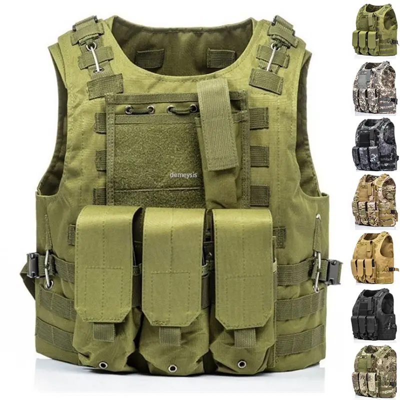 KIDS CAMO ASSAULT Army Combat VEST ONE SIZE for paint ball soldier 