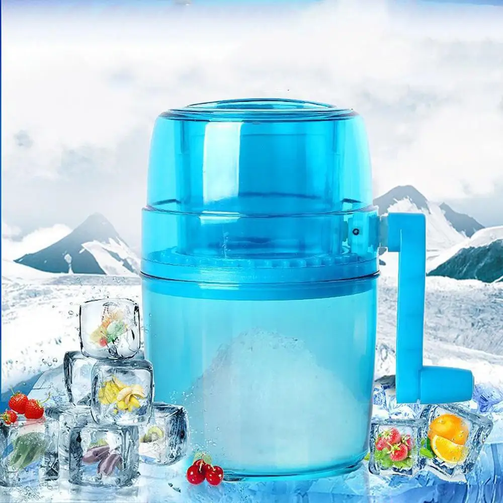 Household Children'S Hand-Shake Ice Machine Small Mini Manual Ice Machine Snow Ice Machine